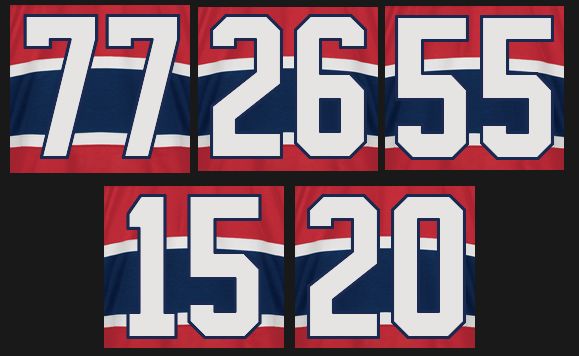 retired jersey numbers montreal canadiens