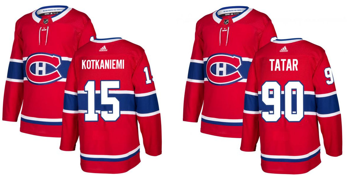 habs jersey numbers